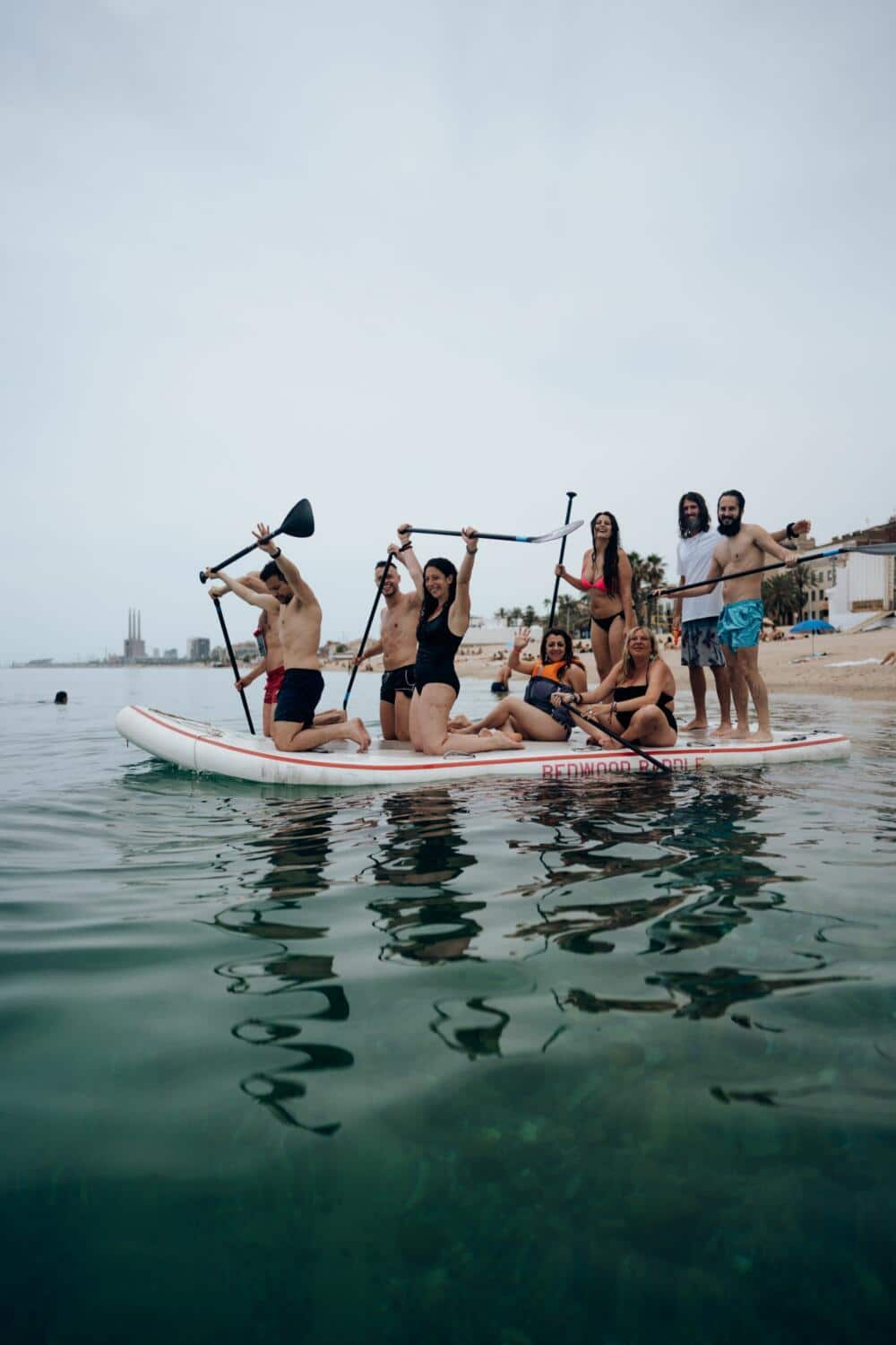 Team building paddle surf barcelona