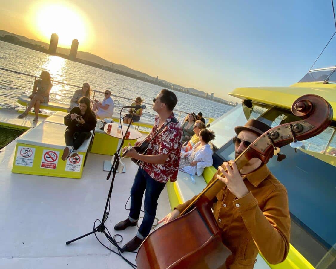 See the Sunset on a Catamaran