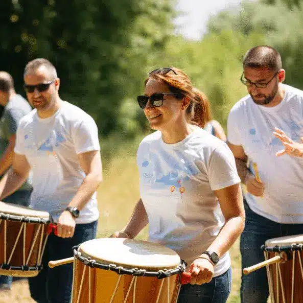 team building percusión en barcelona