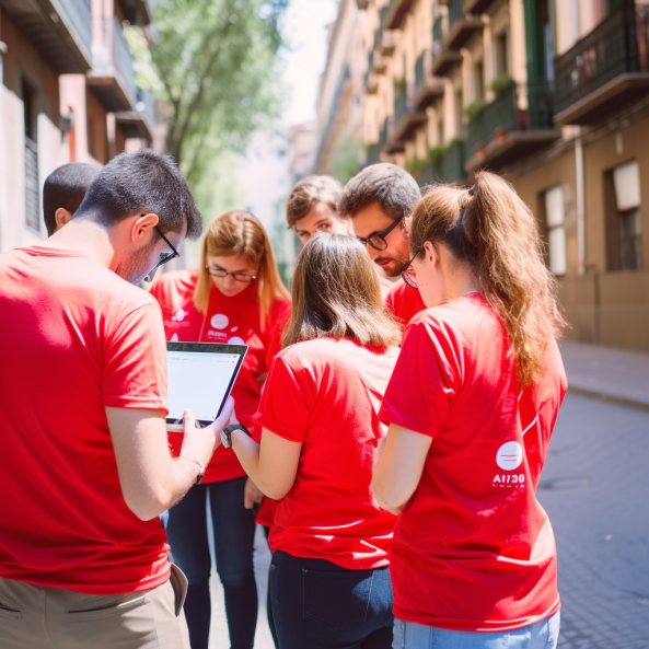 Gincana con ipads por Barcelona